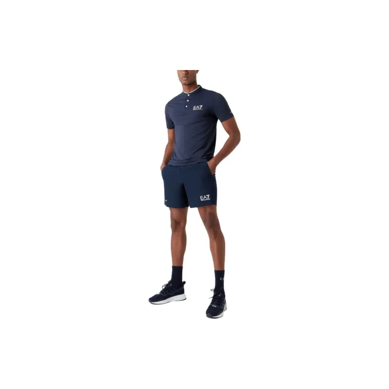 EMPORIO ARMANI EA7 FW23 Polo Shirt Men's Navy-2