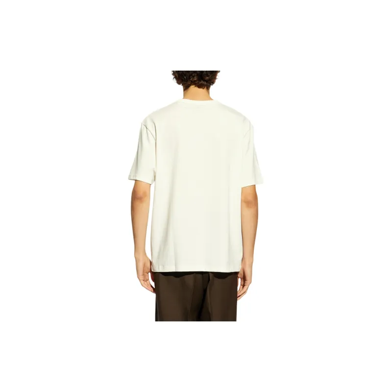 A.P.C Flocked Logo Crewneck T Shirt-1