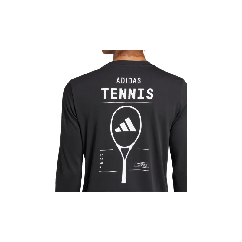 Adidas Free Shipping With AdiClub Tennis Graphic Long Sleeve Tee-6