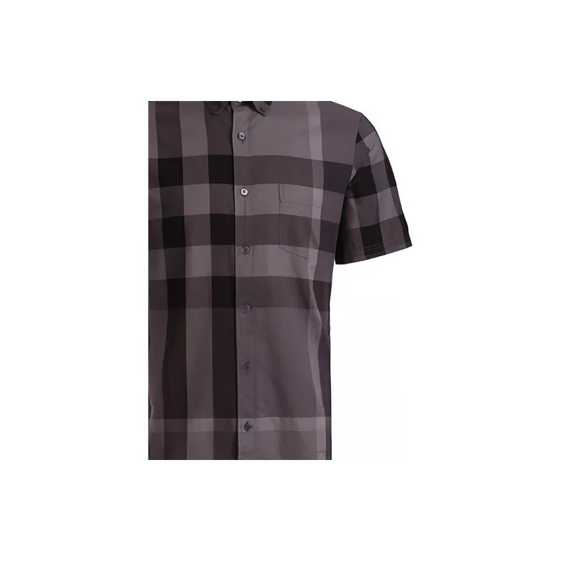 Burberry Shirts Men Gray-4