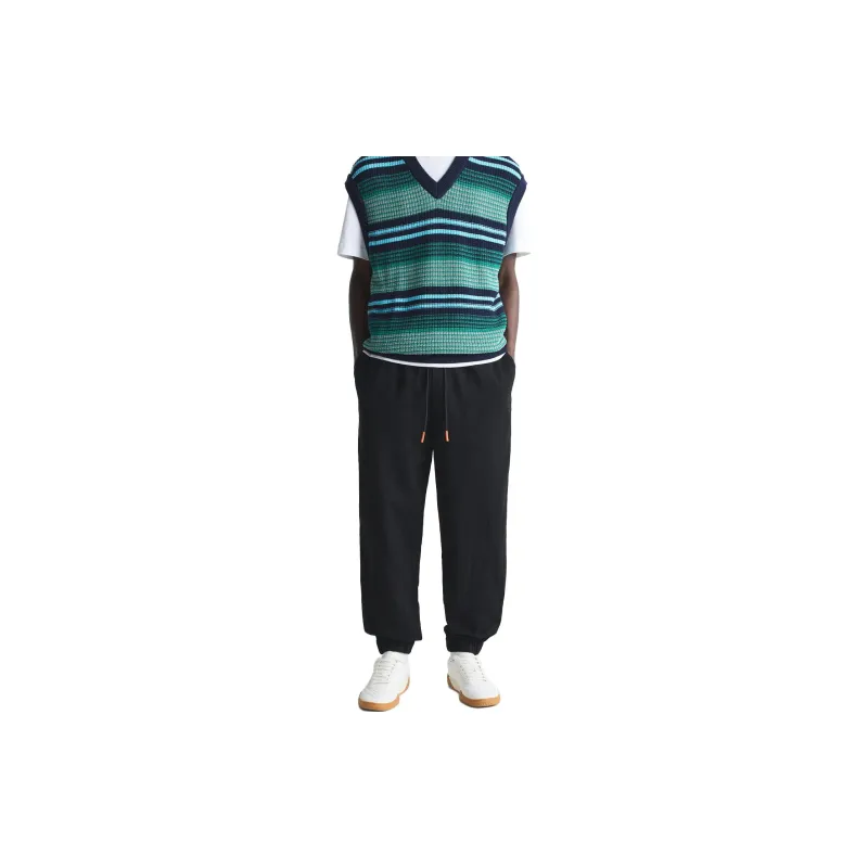 ZARA Casual Pants Men Black-2