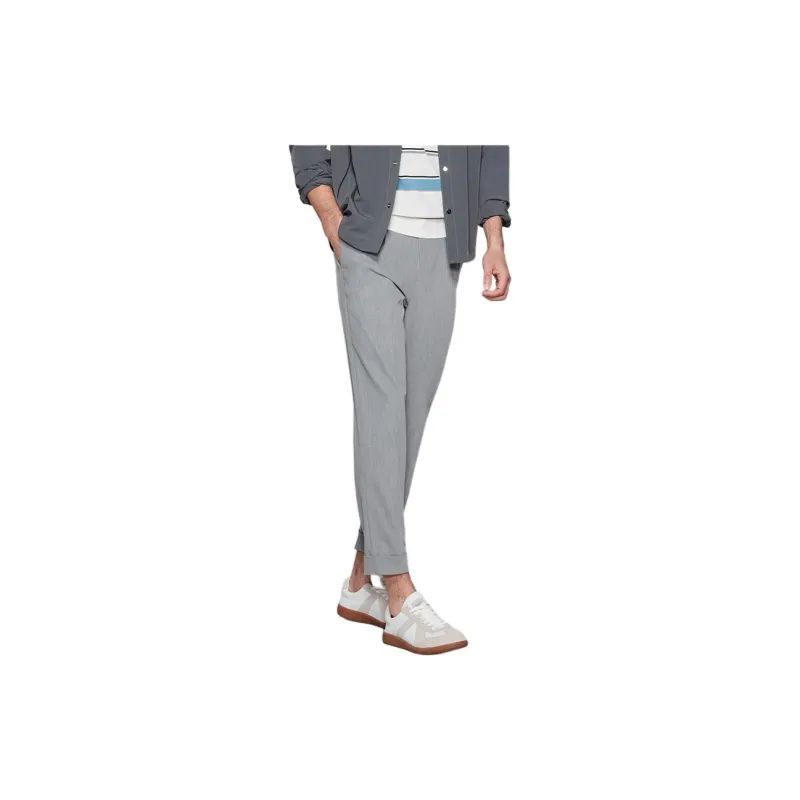JODOLL Casual Pants Men Gray-2