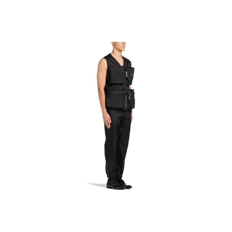 PRADA Vests Men Black-2