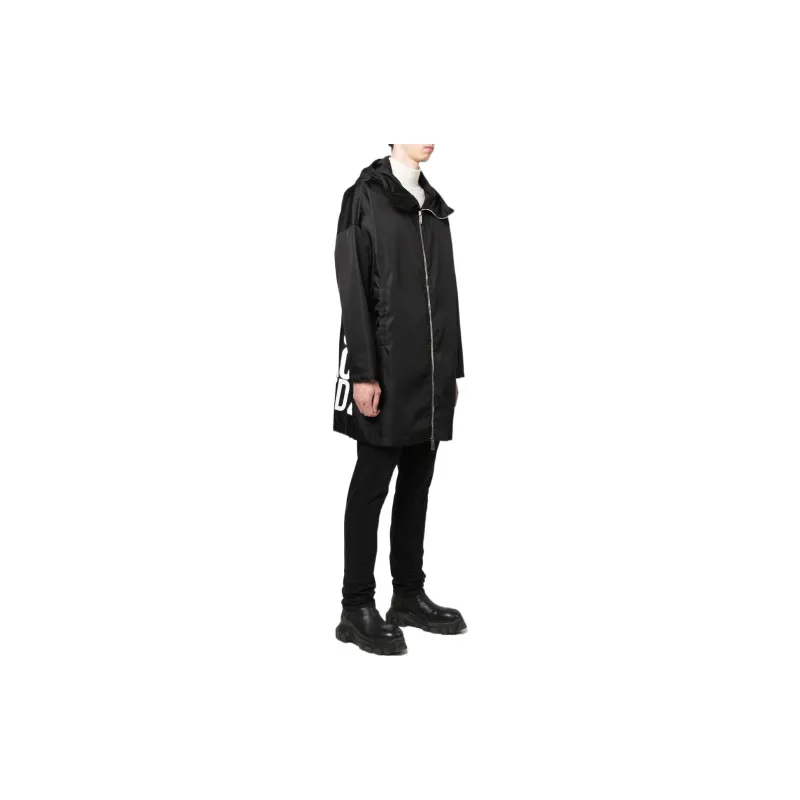 Dsquared2 X Ibrahimović Zipped Long Sleeved Hooded Coat-3