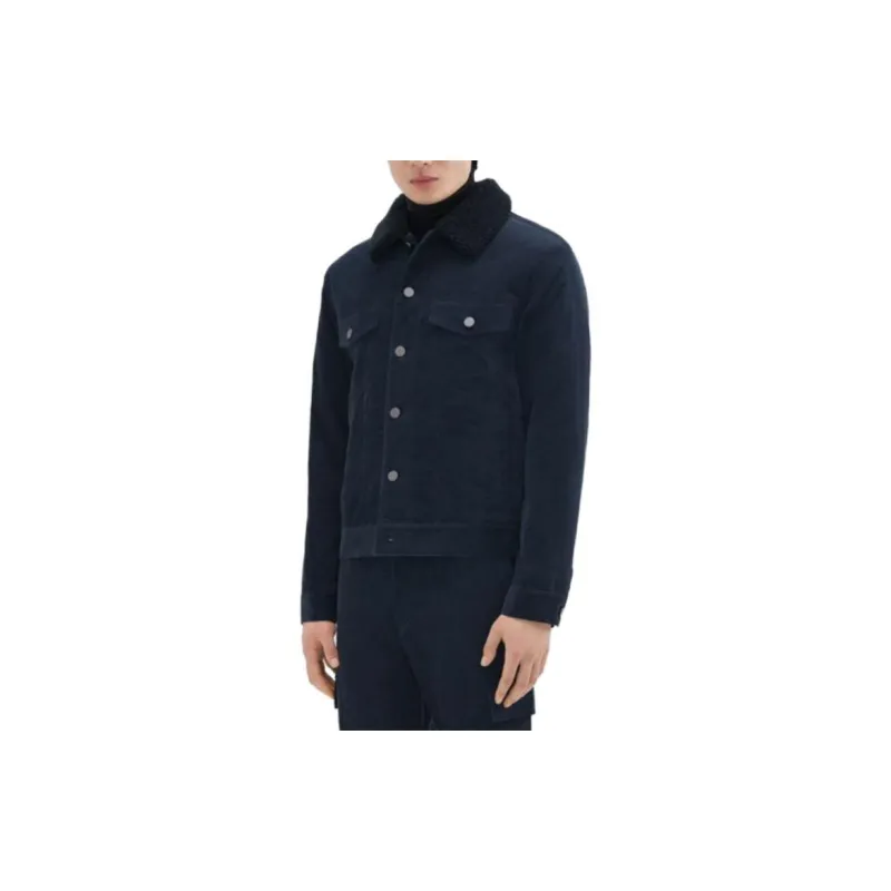 THEORY Jackets Men Navy Blue-1