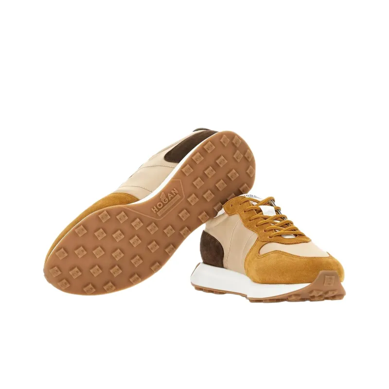 HOGAN H601 Casual Shoes Men's Yellow-5