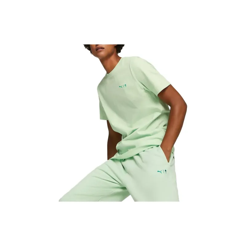 PUMA Golf X PTC Lifestyle T-Shirts Men Green-3