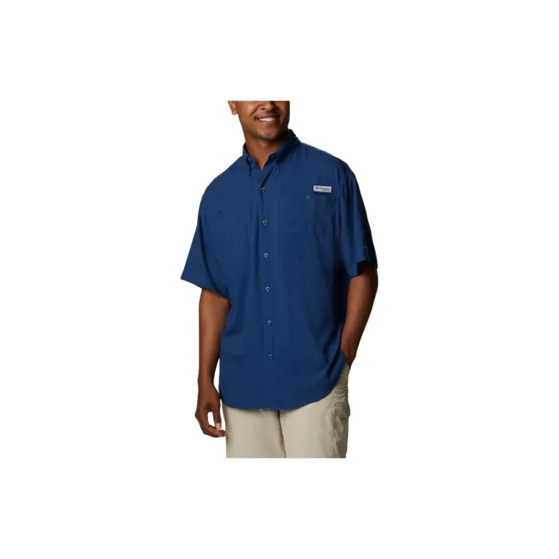Columbia PFG Tamiami Shirts Men Blue-2