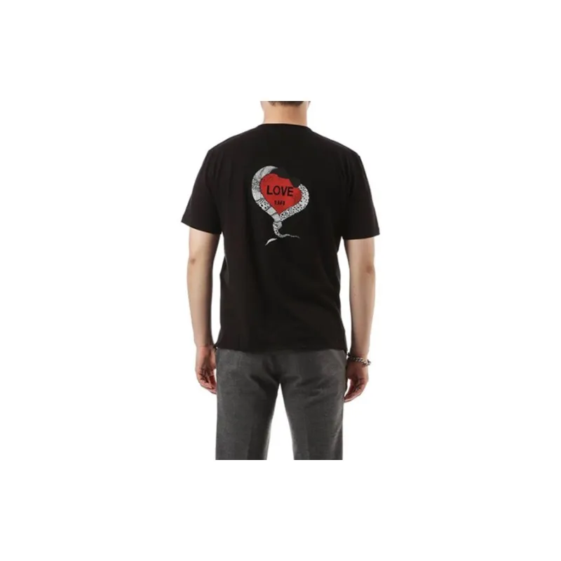SAINT LAURENT SS18 T Shirt Men's Black-3