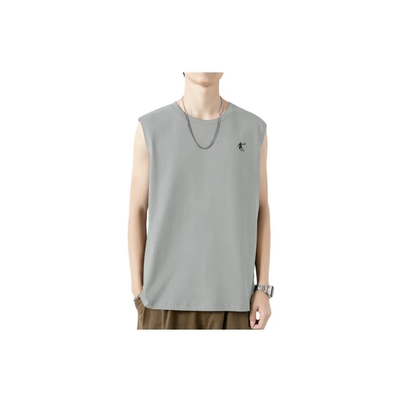 QIAODAN Tank Tops Men's Mist Green-2