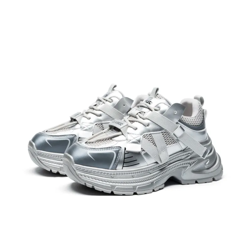 ZHR Sparkling Galaxy Cushioning Breathable Low-Top Chunky Sneakers Women's-1