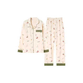 Mulong Family Pajama Set Women's Apricot