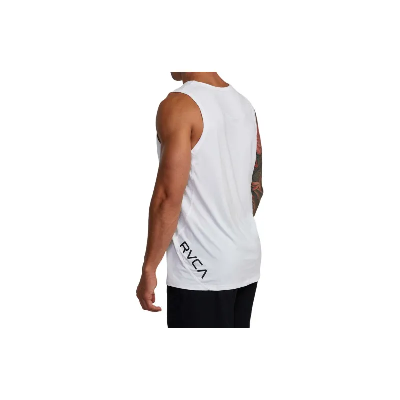RVCA Tank Tops Men White-2