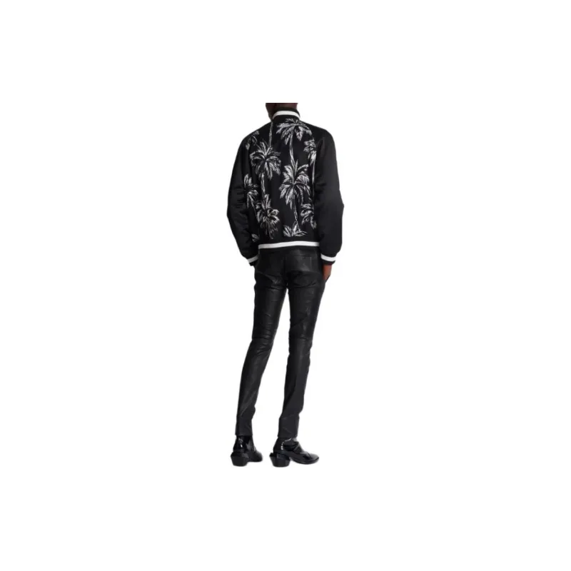 BALMAIN All Over Printed Zip Up Coat-3