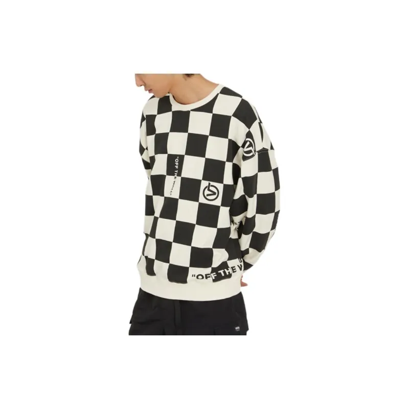 Vans Sweatshirt Men's Black White-3