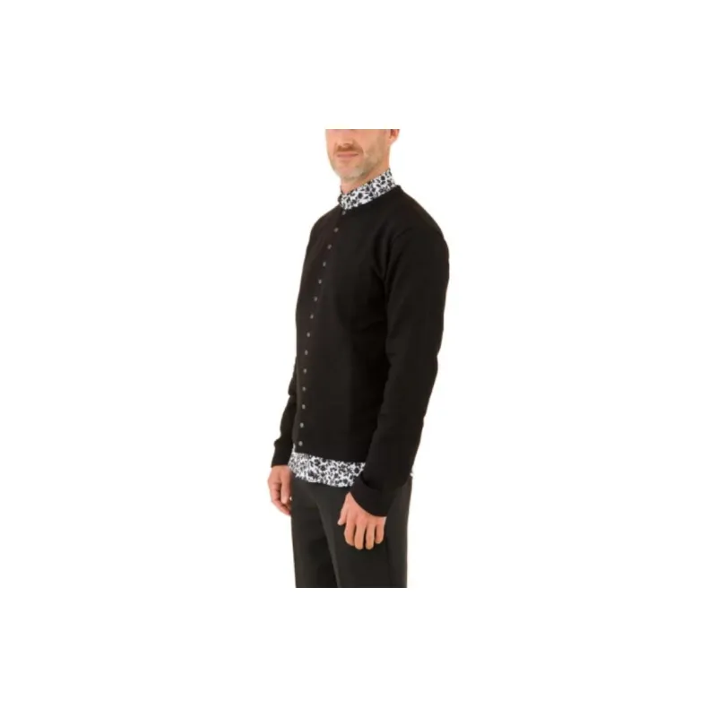 Agnes B. Press stud Cotton Cardigan-3