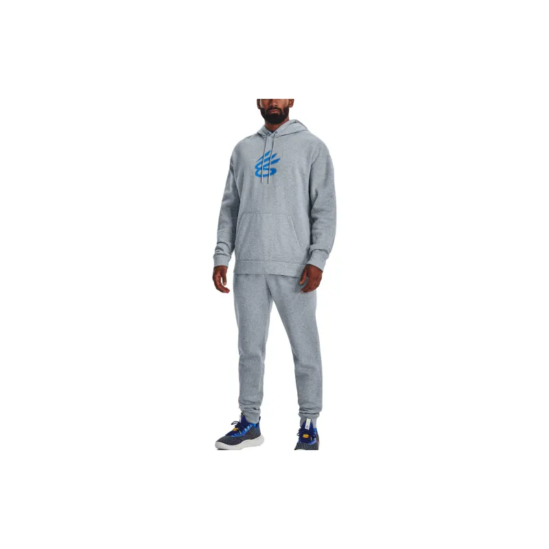 Under Armour Knitted Sports Pants Men's Gray Blue-2