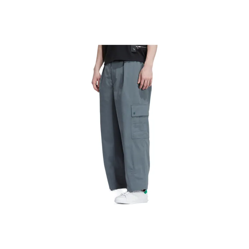 Adidas Knitted Sweatpants Unisex Blue-3