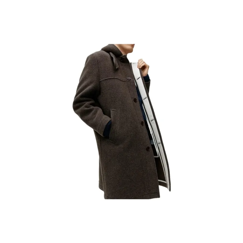 ARKET Coats Men Brown-3