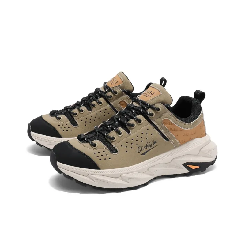 GONGLANGSHIJIA Lightweight Low Top Casual Shoes Men's-3
