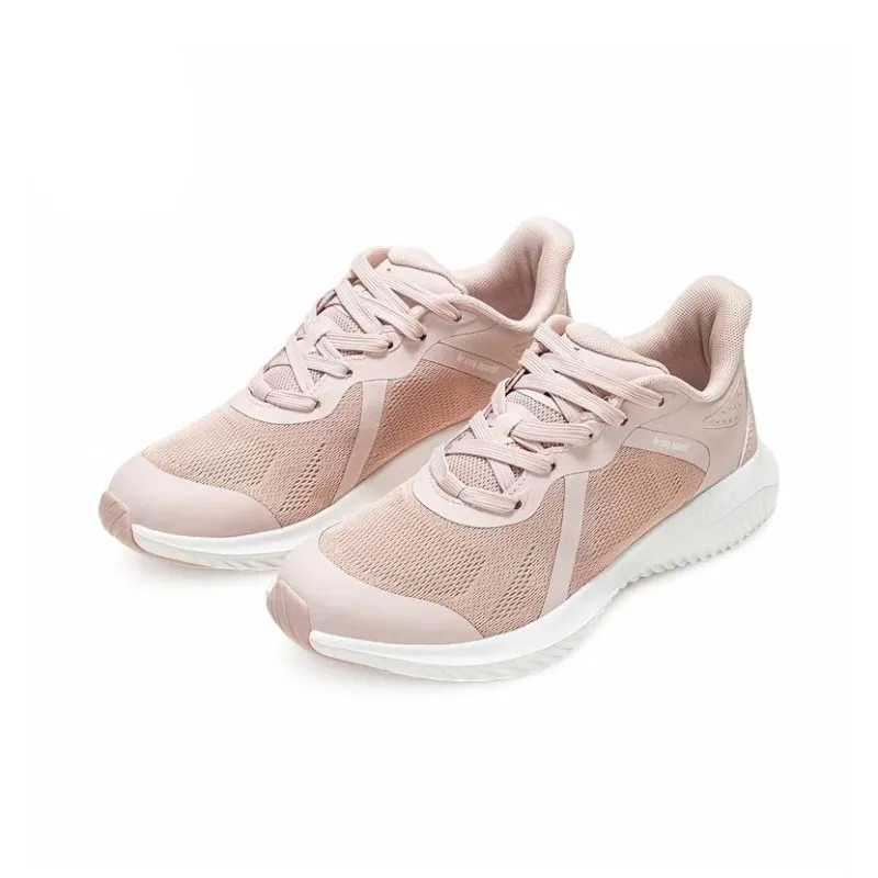 Le Coq Sportif Abrasion Resistant Breathable Low Top Casual Shoes Women's Pink-1