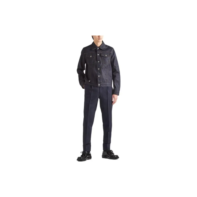 PRADA Denim Blouson Jacket-1
