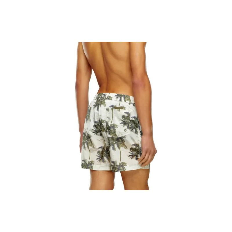 DIESEL Bmbx Rio 41cm Parachute Palm Tree Printed Swim Shorts-2
