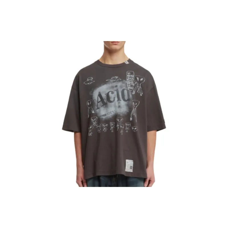 Maison Mihara Yasuhiro Graphic Printed Crewneck T Shirt-1