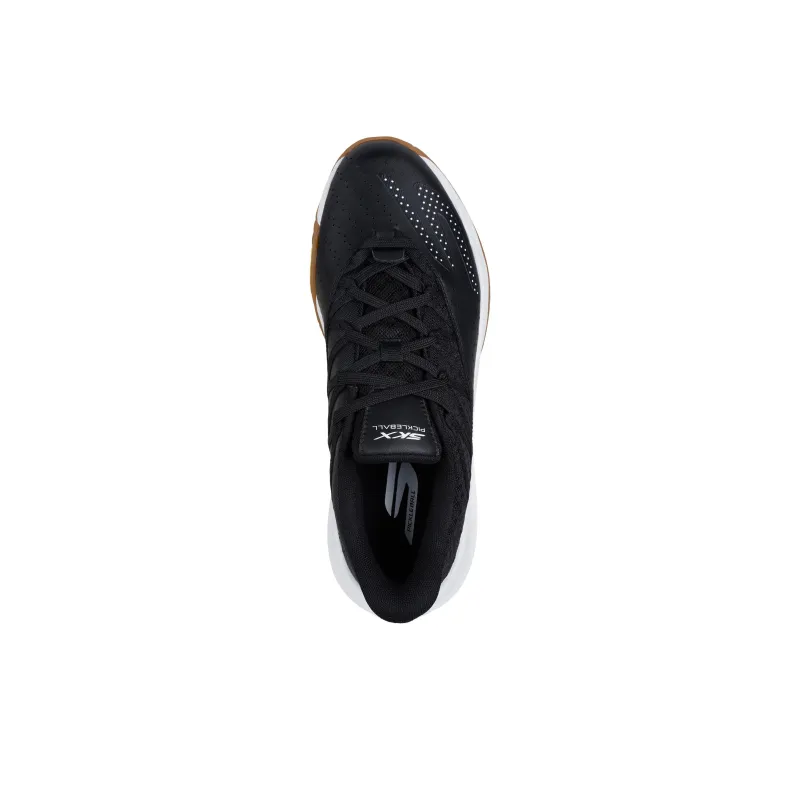 Skechers Viper Court Anti-Slip Wear-Resistant Low-Top Pickleball Shoes Men's Black-3