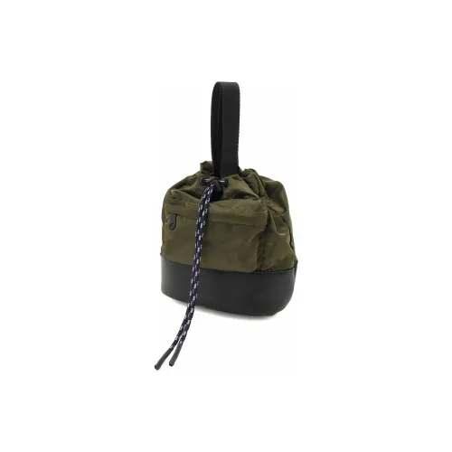 Yohji Yamamoto Nylon Crossbody Bag Shoulder Bag Small Size Unisex Khaki