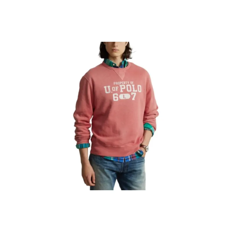 Polo Ralph Lauren FW22 Sweatshirt Men's Pink-1