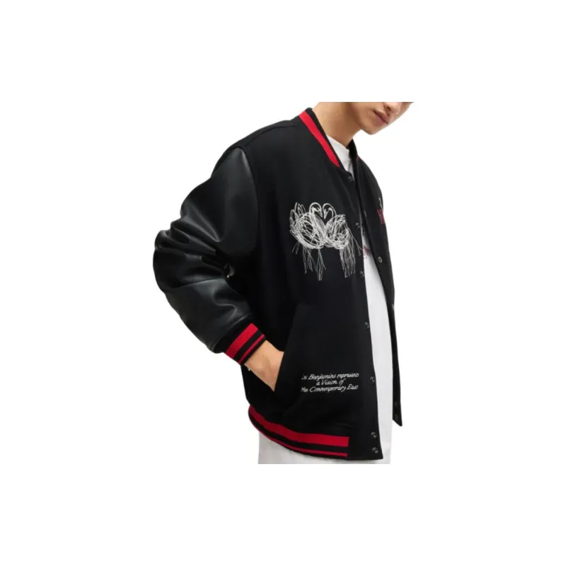 HUGO BOSS Jackets Coats Men's Black-4