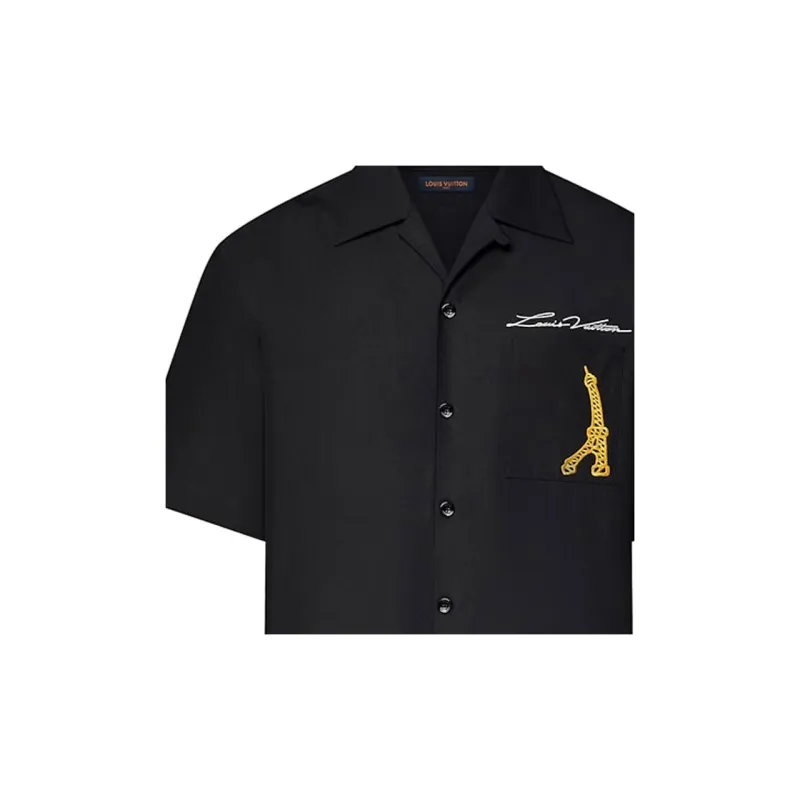 LOUIS VUITTON SS24 Shirt Men's Black-5