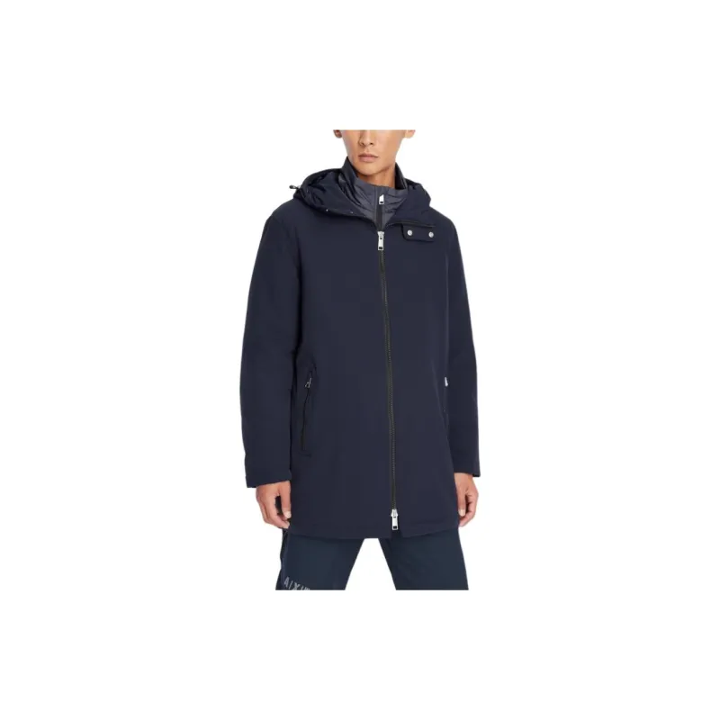 ARMANI EXCHANGEAE Puffer Jacket Men's Navy Blue-3