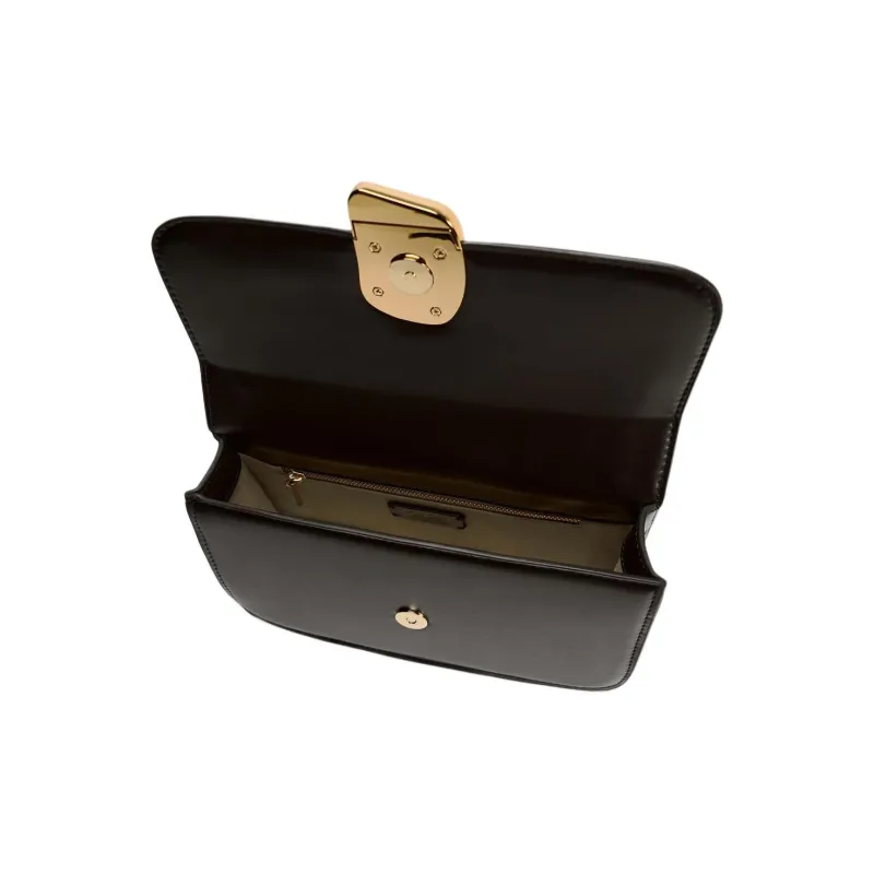 ZARA PU Shoulder Bag Small Size Women's Black-5