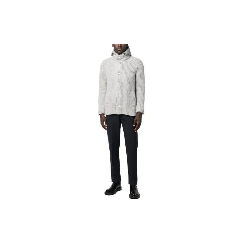 HERNO Sorano Button Up Bomber Jacket-2
