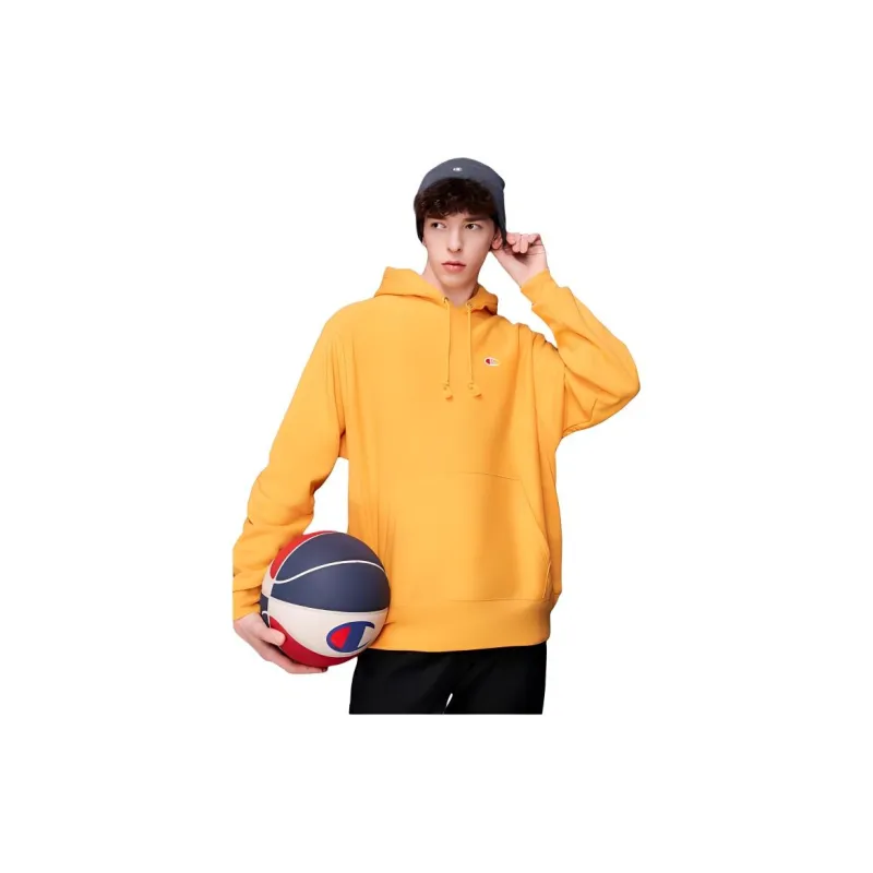 Champion Sweatshirt US Version Unisex Gold-2