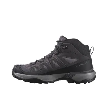 SALOMON X ULTRA 360 Anti Slip Wear Resistant Mid Top Hiking Shoes Women's Black Gray Color