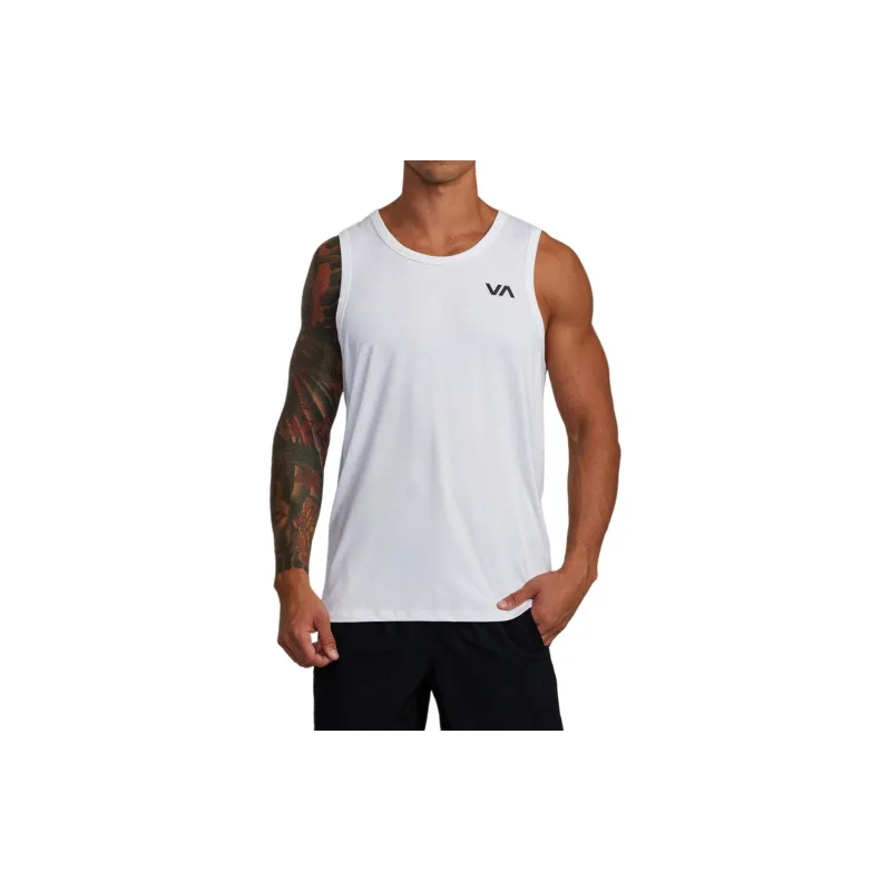 RVCA Tank Tops Men White-1