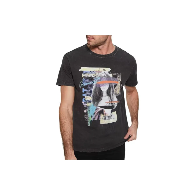 GUESS Graphic Tee T-Shirt Men's Black-2