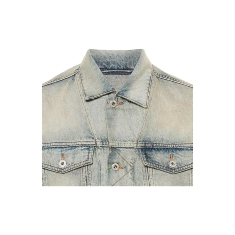 KENZO Drawn Varsity Denim Trucker Jacket-2