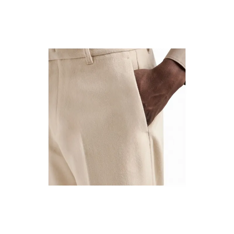 EMPORIO ARMANI Chinos In Virgin Wool-4