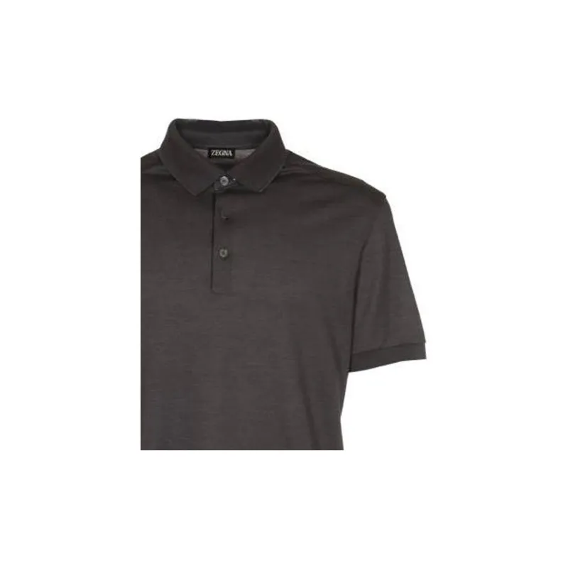 Zzegna SS23 Polo Shirt Men's Black-5