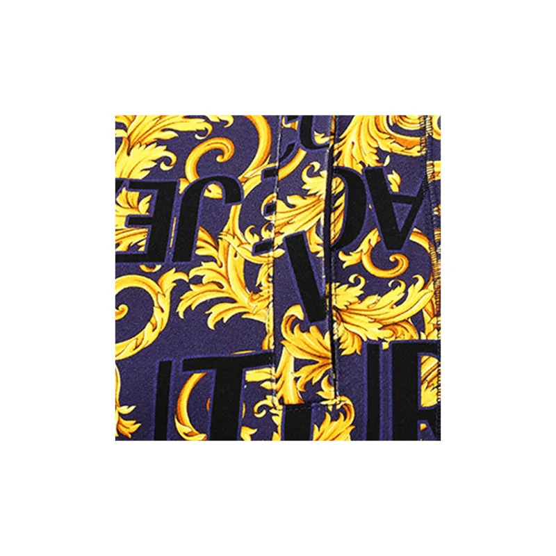 VERSACE JEANS COUTURE Knitted Sweatpants Men's Yellow-5