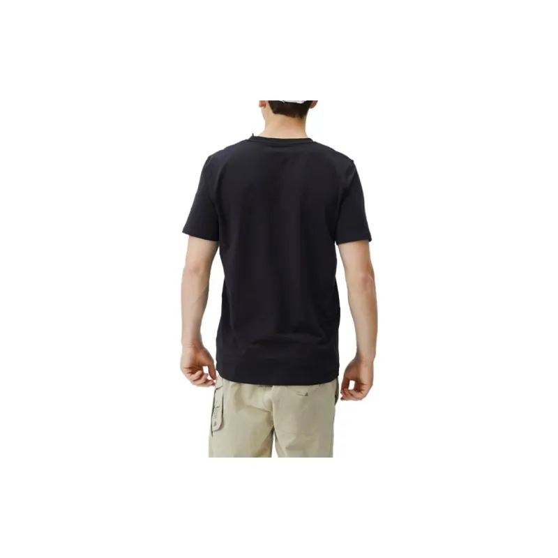 Adidas T-Shirts Men Black With Gold Logo Small Logo-3