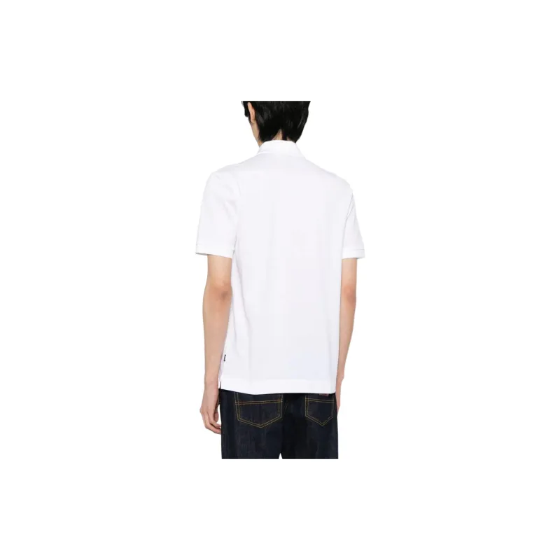 HUGO BOSS Logo Embroidered Short Sleeved Polo Shirt-2