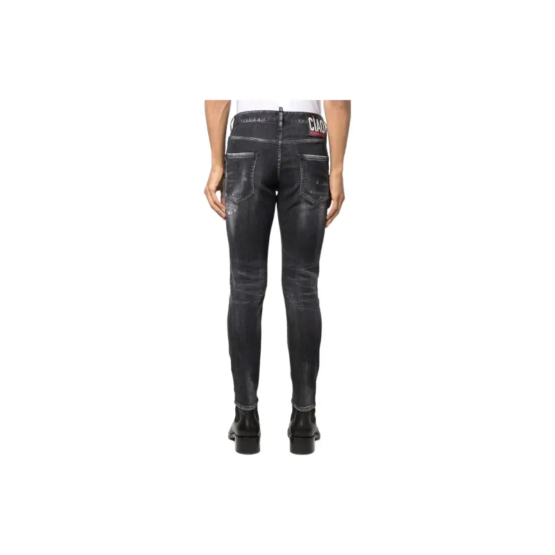 DSQUARED 2 Jeans Men Black Gray Color-3