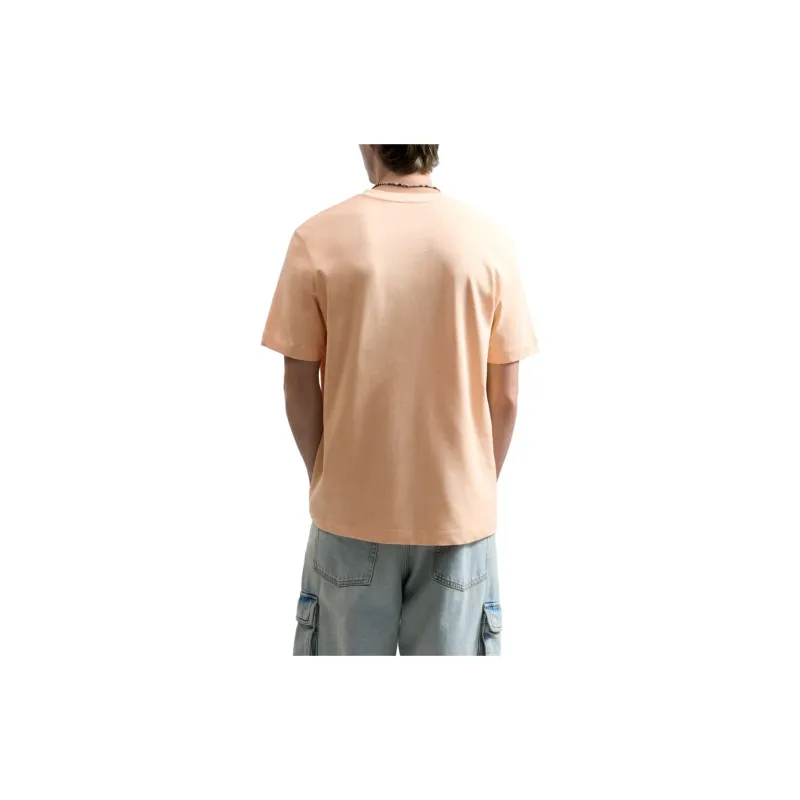ZARA T-Shirt Men's Light Orange Color-5