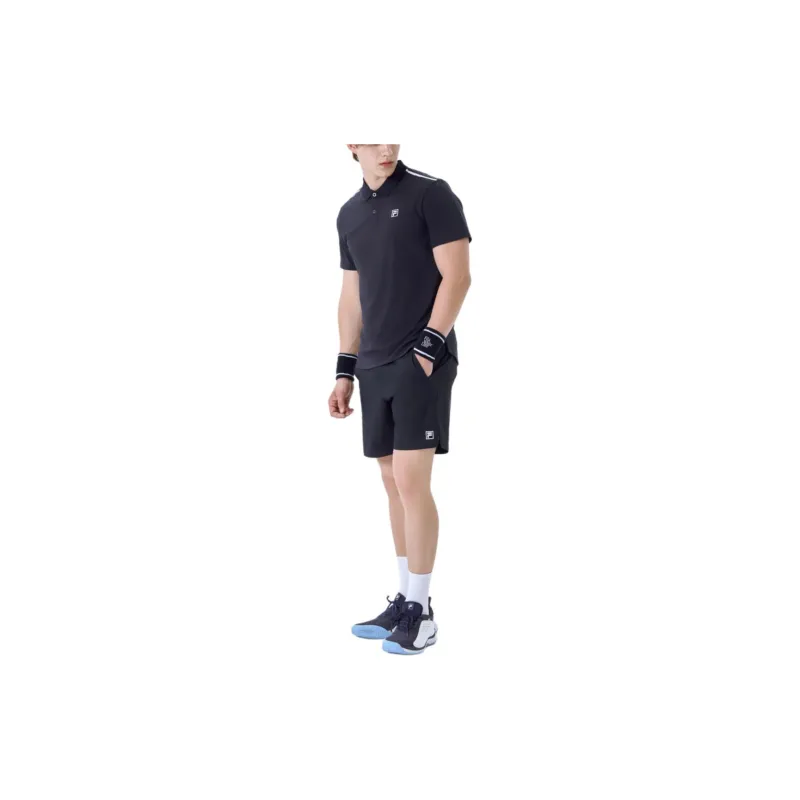 FILA Polo Shirt Unisex Marine Blue-4
