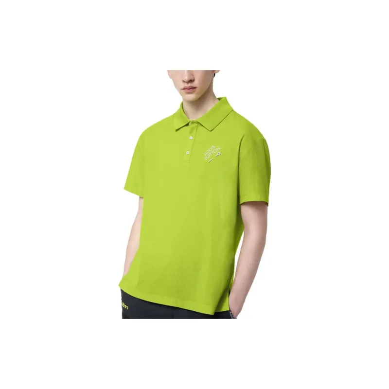 LOUIS VUITTON FW23 Polo Shirt Men's Green-4